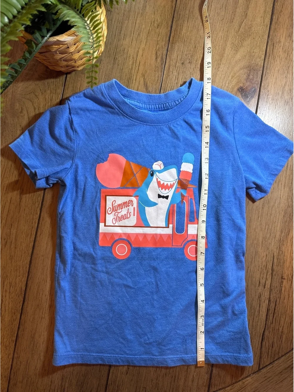 Cat & Jack Tiny Tornado Graphic T-Shirt Boys 5T Orange Short Sleeve